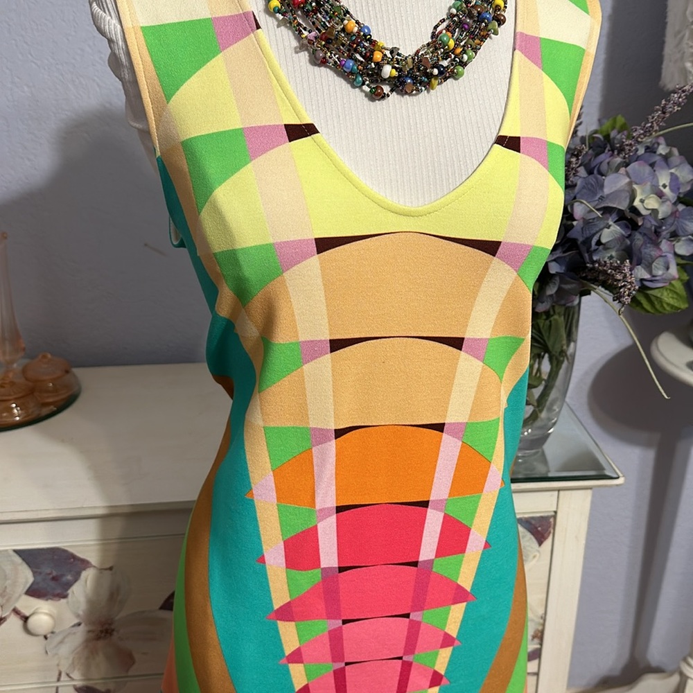 Mara Hoffman Bright Bold Dress - Picture 4 of 7